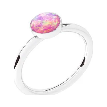 Prsten NUBIS® Stříbrný prsten s opálem - velikost 56 - NBP42-OP22-56
