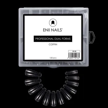 ENII NAILS Nehtová forma dual – COFFIN 120 ks