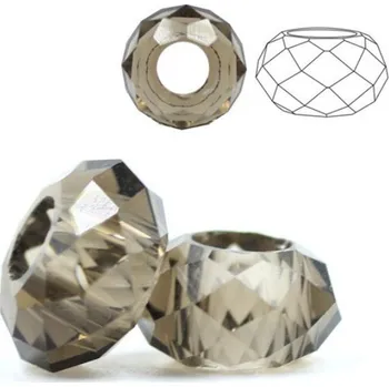 Přívěsek Šperky4U Skleněný navlékací korálek Rondelle - RD0003