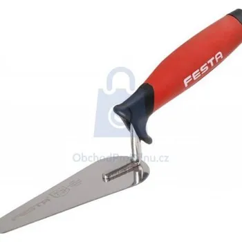 Zednická lžíce Kočičí jazyk 160 s gum. ručkou FESTA