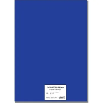 Karton Fotokarton 300g 50x70cm/1ks tmavě modrý