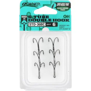 Rybářský háček OWNER - Háčky dvojháčky STD-36, vel .10