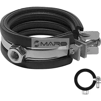 Vodovodní potrubí Rabovský Objímka jednošroubková LUPJ 15 - 19 mm, 3/8", M8, 11010019