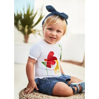 Dívčí bunda Mayoral 1028 bílá 12 měsíců, 80 cm