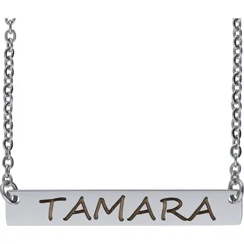 Řetízek Doria Řetízek z oceli se jménem TAMARKA stříbrná G203