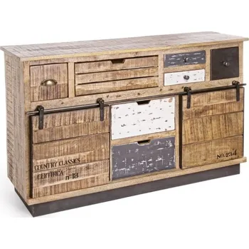 Organizace kuchyně BIZZOTTO dřevěný příborník TUDOR 80x125 cm 0745462