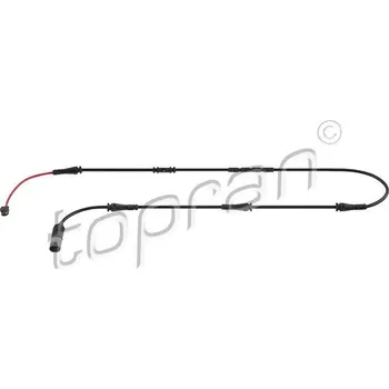 Brzdová destička Výstražný kontakt, opotřebení obložení TOPRAN 502 433