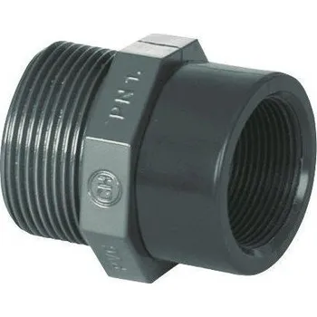 PVC tvarovka - Redukce 1 1/2“ ext. x 1/2“ int.