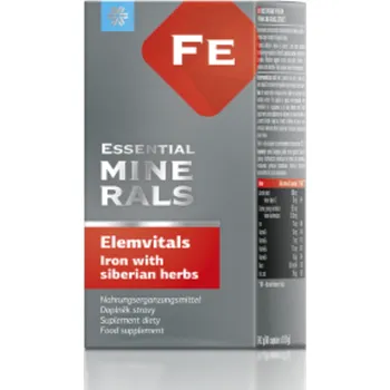 Siberian Wellness Elemvitals Iron with Siberian herbs 60 kapslí
