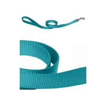 Vodítko pro psa Papillon vodítko jednobarevné extra velké 1,2 m - tyrkysové