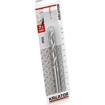 Vrták KREATOR Vrták do kovu 7,5 mm HSS KRT010117