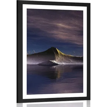 Plakát Dovido Plakát s paspartou futuristické hory