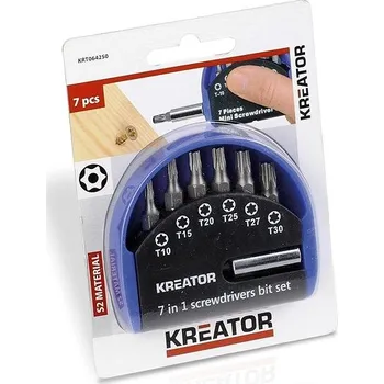 Bit KREATOR Sada bitů 7 ks TORX KRT064250