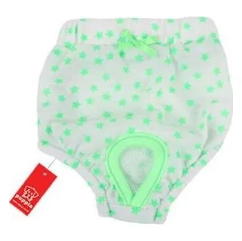 Obleček pro psa Puppia Taffy Sanitary hárac. Kalhotky zelená varianta S