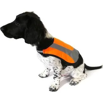 Obleček pro psa Reflexní vesta - oranžová M
