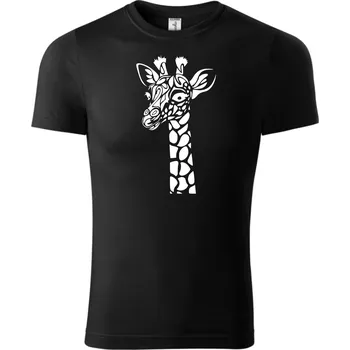 Chlapecké tričko Fenomeno Dětské tričko Žirafa - černé Velikost: 158cm/12 let