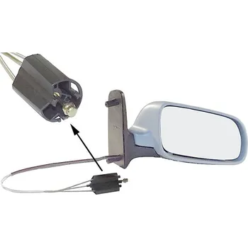 Auto zrcátko ACI zrcátko pro VW Sharan 95-00 5/98- mech. ovl. lanky pro lak P