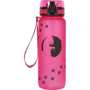 Láhev ALBI Lahev kočka 500 ml růžová