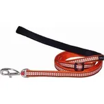 Red Dingo vodítko reflexní malé 1,8 m – oranžové