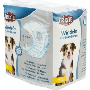 toaleta pro psa Trixie Papírové pleny pro feny M-L (12 ks/bal.)