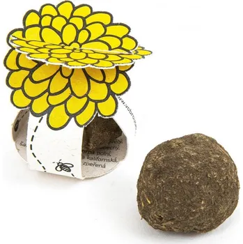 Hmyzí hotel Vobrousek VČELÍ KULIČKA Barevný: Žlutá