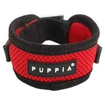 Obojek pro psa Puppia Soft Harness Mesh neckguard obojek červená varianta S
