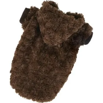 Obleček pro psa Mikina Fuzzy - hnědá XXL
