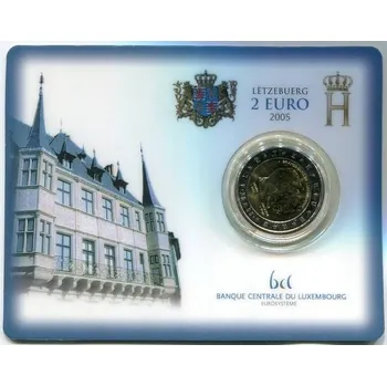 (2005) 2€ - Lucembursko - Henri + Adoplhe - mincovní karta