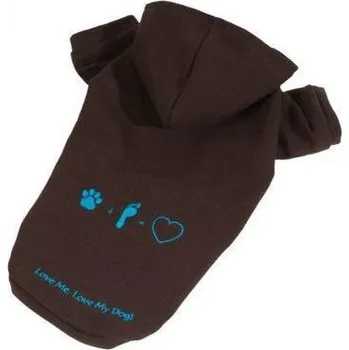 Dámská mikina Mikina Love - hnědá varianta Mikina Love - hnědá M