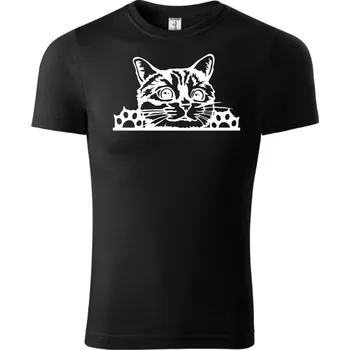 Chlapecké tričko Fenomeno Dětské tričko Kočka - černé Velikost: 158cm/12 let