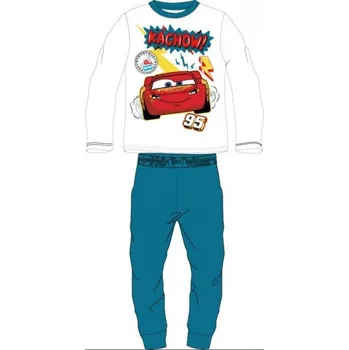 Chlapecké pyžamo Pyžamo Auta Blesk McQueen bílo-červené velikost 128