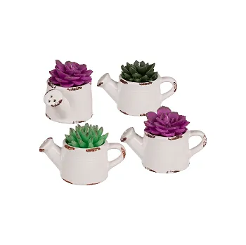 Svíčka Dekorační svíčka v konvičce 10cm 121049