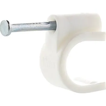 kabelová chránička Datacom Kabelová příchytka (6mm) bílá 100ks