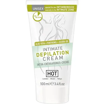 Přípravek na depilaci a epilaci Hot Productions & Vertriebs Intimate Depilation Cream 100 ml