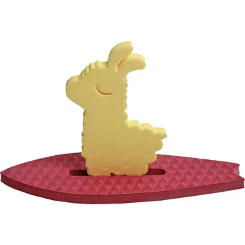 Surfující pěnová lama (vodolepky) 33 Vínová / 11 Tmavě žlutá