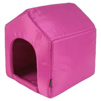 Pelíšek pro psa Bouda Economy 42 x 36 x 42 cm fuchsiová