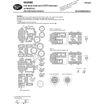 Plastikový model 1/48 Mask B-26K Counter Invader early EXPERT (ICM)