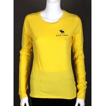 Dámské tričko Abercrombie & Fitch dámské tričko s dlouhým rukávem