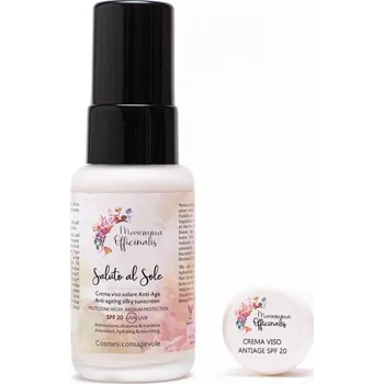 Pleťový krém Maremma Officinalis Saluto Al Sole Crema Viso Fluida Anti-Age Spf 20 | Pleťový krém anti-age SPF 20 3 ml - vzorek