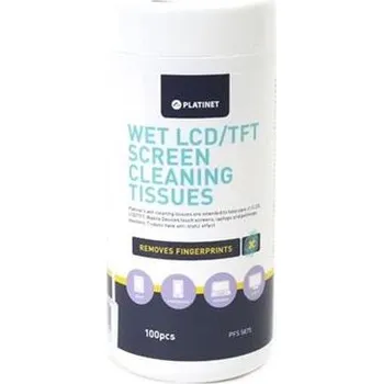 Čistící sada PLATINET Čisticí ubrousky pro monitory TFT/LCD PFS5875