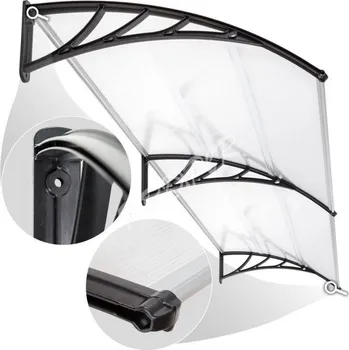 Stříška nad vchodové dveře PROPER Stříška nad dveře 200x100cm čírá