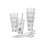 Set skleniček na Latte Macchiato WMF Clever & More 6 ks + lžičky 996269999