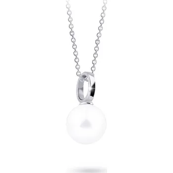 Přívěsek Cutie Jewellery Zlatý přívěsek s perlou Z3025B Barva: Bílá