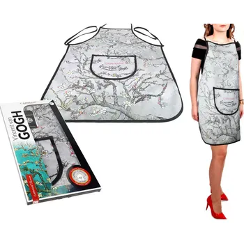 Carmani® Carmani - Kuchyňská zástěra V. Van Gogh, Mandlový květ v dárkové krabičce - 77*59 cm