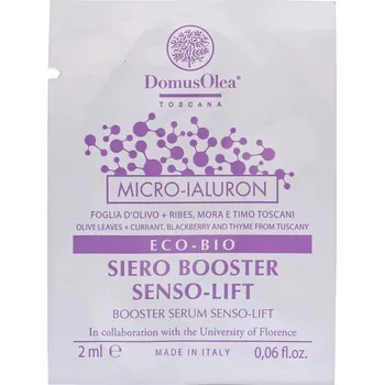 Domus Olea Toscana Siero Booster Senso-Lift Microialuron | Sérum ANTI-AGE pro extra citlivou a kuperózní pleť 2 ml - vzorek