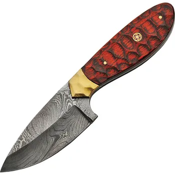 lovecký nůž Damascus Mosaic Hunter Wood