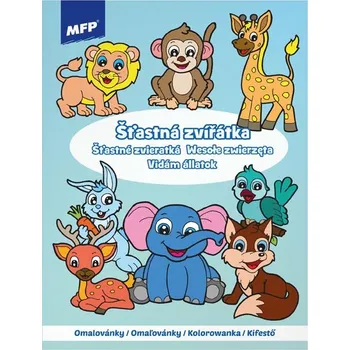 omalovánky Omalovánky MFP A4 Šťastná zvířátka 210x276mm/16