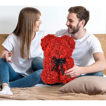 Dárková krabička Deminas | Okouzlující medvídek z růží