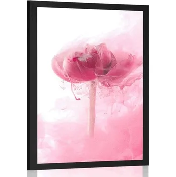 Plakát Dovido Plakát růžový květ v zajímavém provedení