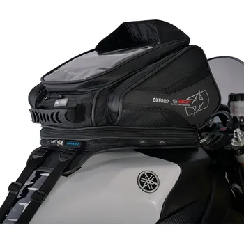 Zavazadlo na motocykl Tankvak na motocykl OXFORD S30R (černý, s popruhy) 30L
